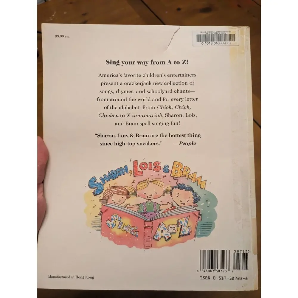 Sharon Lois & Bram Sing A to Z Song Book Illustrated‎ Nickelodeon Elephant Show